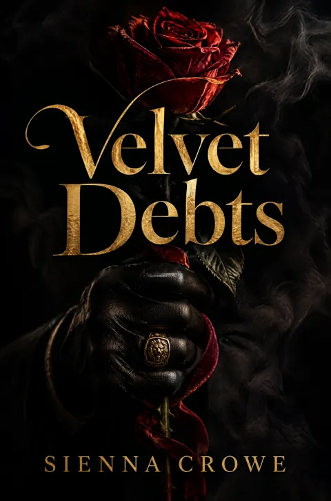 Cover of Velvet Debts by Sienna Crowe, a dark romance romance